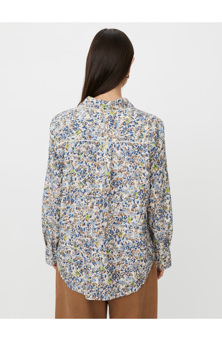 Masai Copenhagen MaIthyria Floral Print Shirt, Alternate, color, Placid Blue