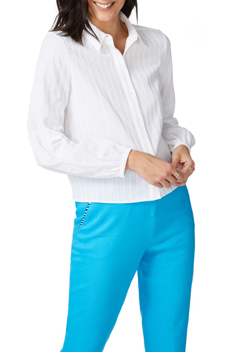 Court & Rowe Stripe Textured Shirt, Alternate, color, 