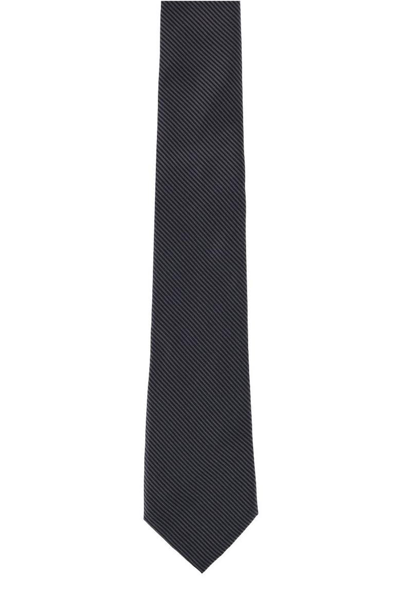 Leyton Stripe Sik Tie, Alternate, color, GRAPHITE
