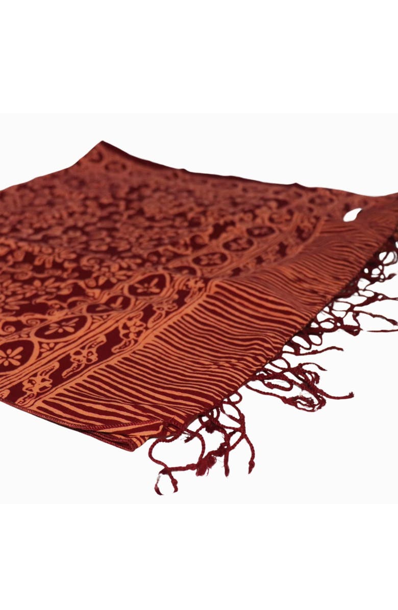 Kasih Co-op Handmade Batik Scarf, Alternate, color, Loop