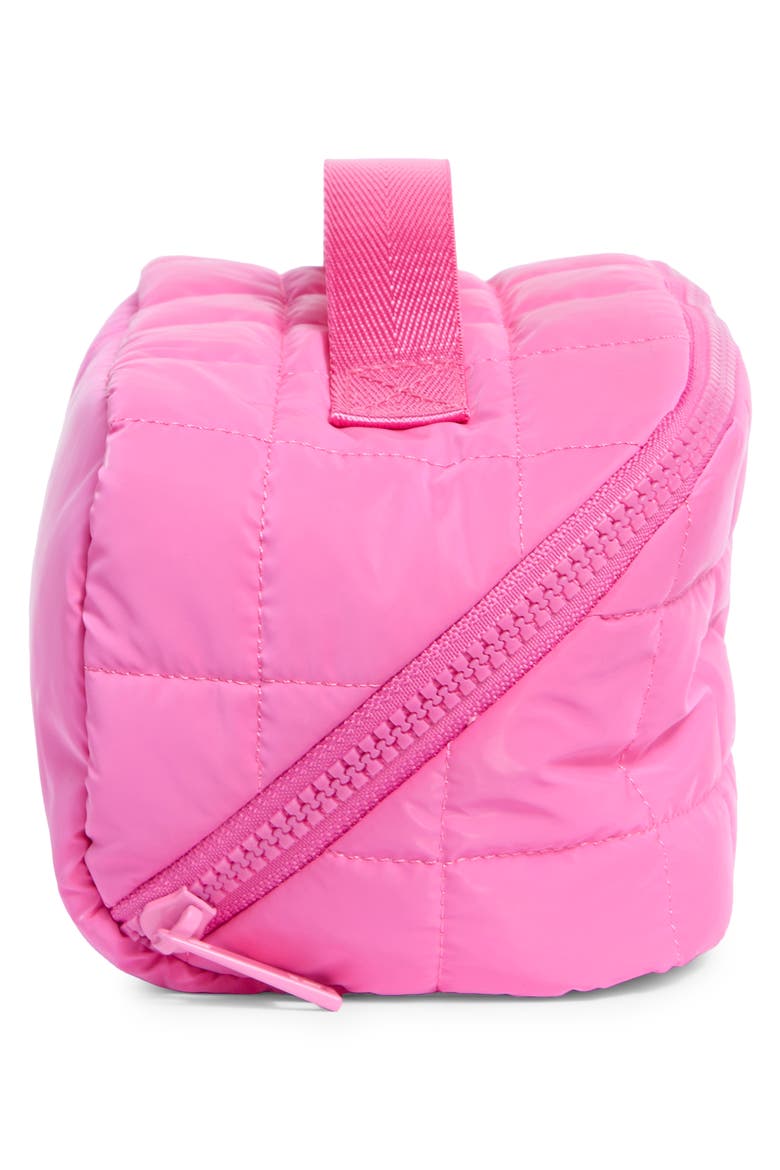 Khatie Large Cosmetic Case, Alternate, color, HOT PINK
