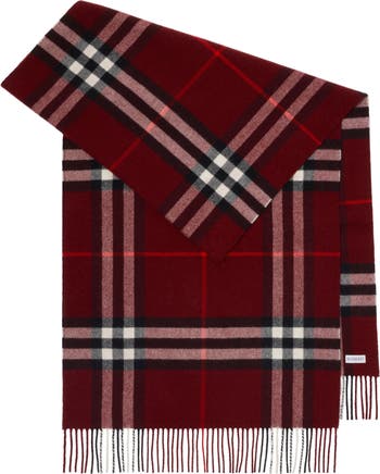 Burberry Wide Check Cashmere Scarf | Nordstrom