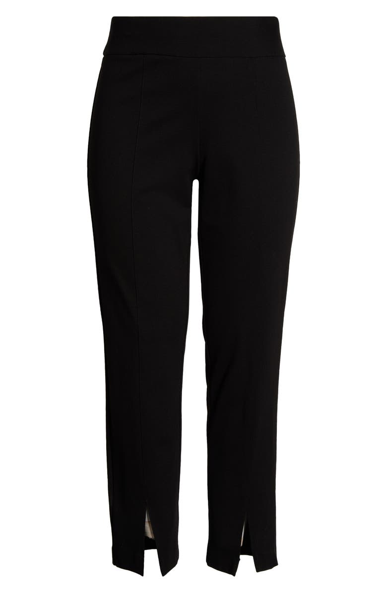 AK ANNE KLEIN Slit Cuff Pull-On Pants, Alternate, color, Anne Black