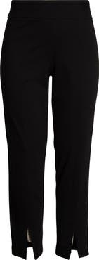 AK ANNE KLEIN Slit Cuff Pull-On Pants