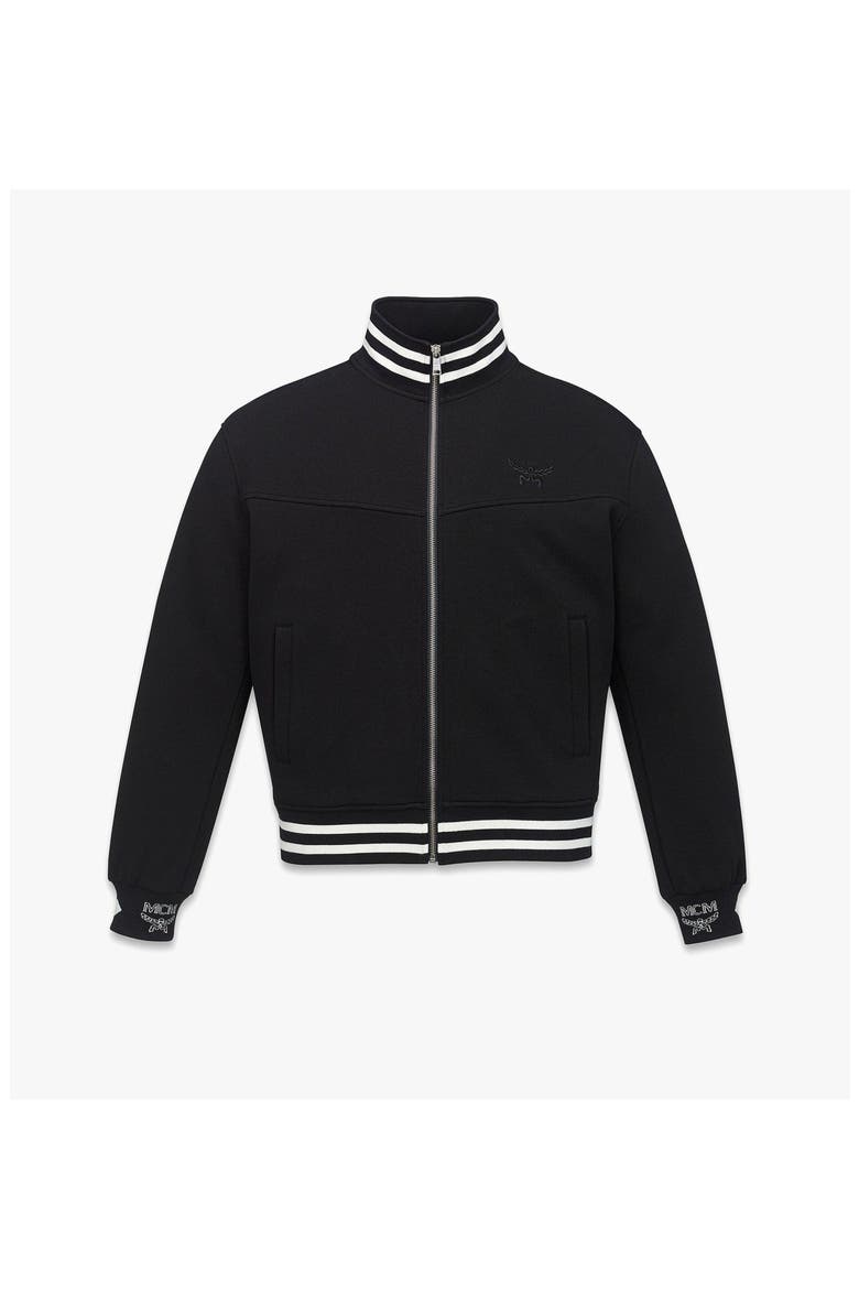 Essential Logo Ponte Track Jacket, Main, color, Black