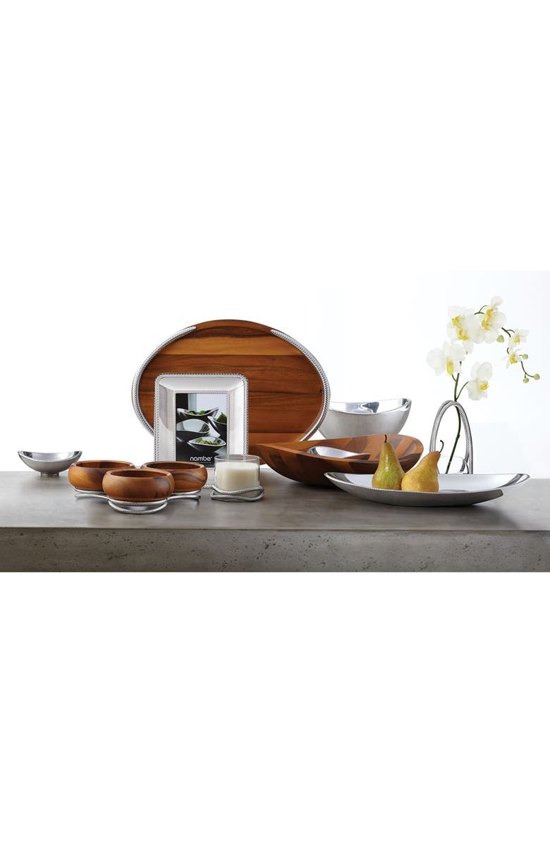 Nambé Braid Chrome Picture Frame, Alternate, color, Silver