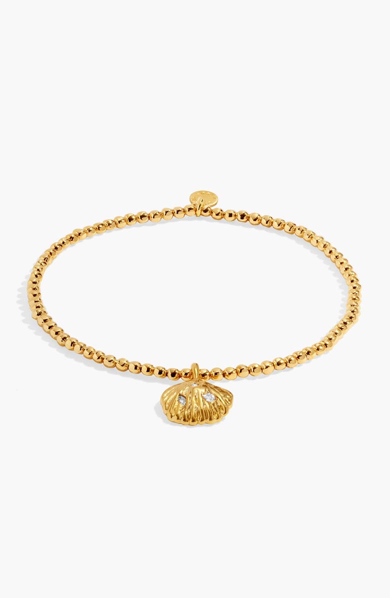 A Littles & Co. Dolce Vita 'Happiest By The Beach' Bracelet, Alternate, color, Gold-Tone Plated
