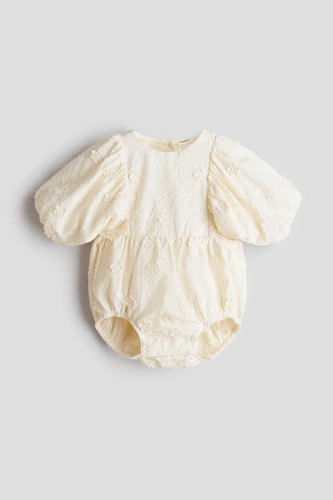 Broderie Anglaise Romper Suit