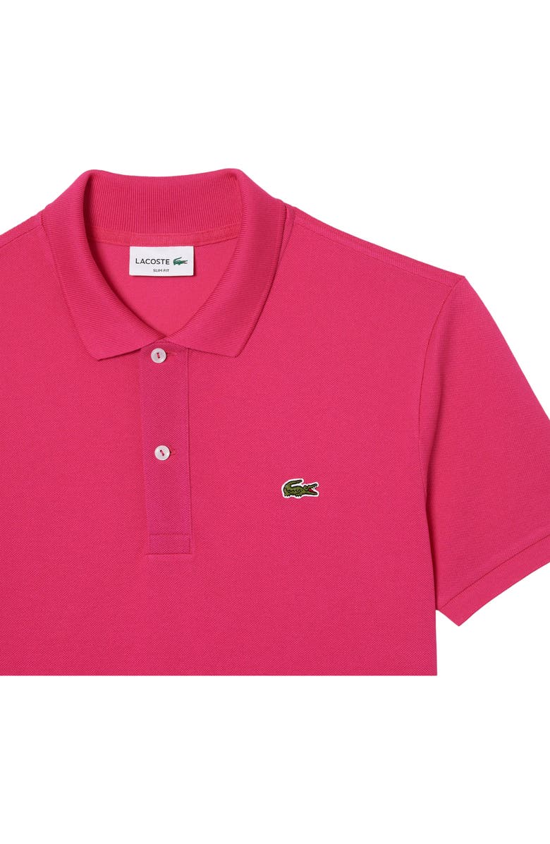 Lacoste Slim Fit Piqué Polo, Alternate, color, Sqi Spinelle