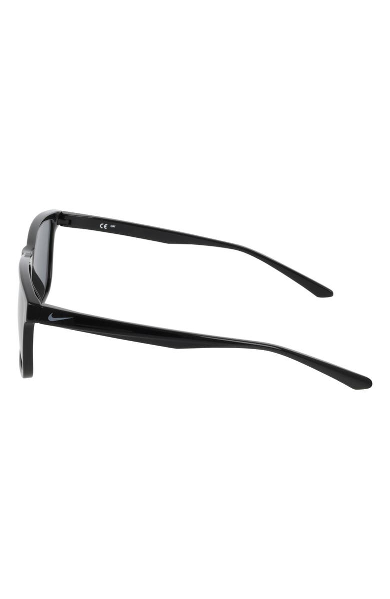 Nike Vital Core 55mm Rectangular Sunglasses, Alternate, color, 