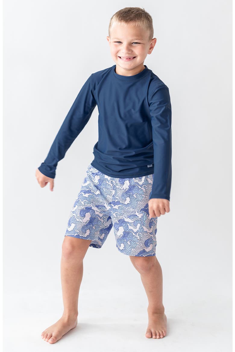 Kids' Swim Trunks, Alternate, color, BLUE