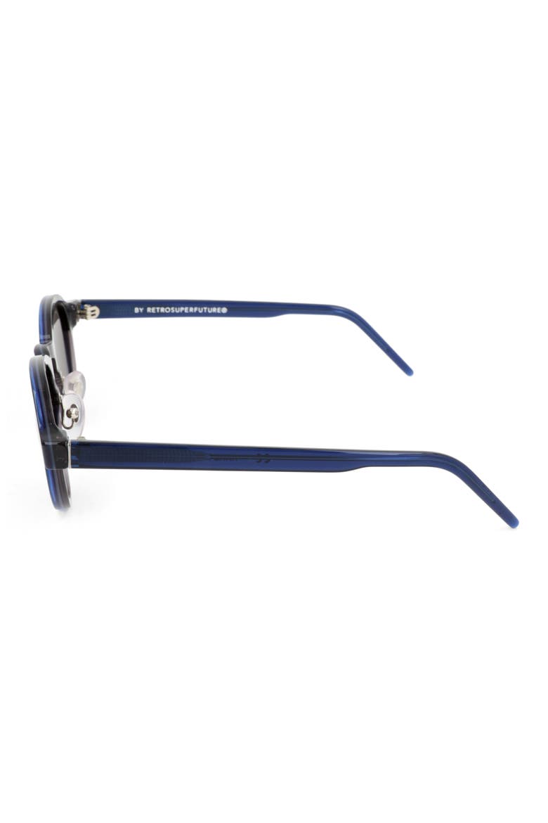 54mm Round Sunglasses, Alternate, color, BLUE