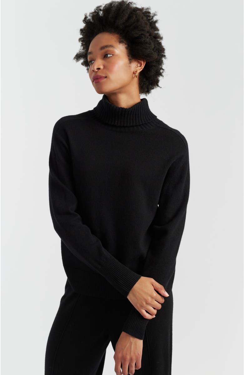 Chinti & Parker Wool-Cashmere Raglan Rollneck Sweater, Main, color, 