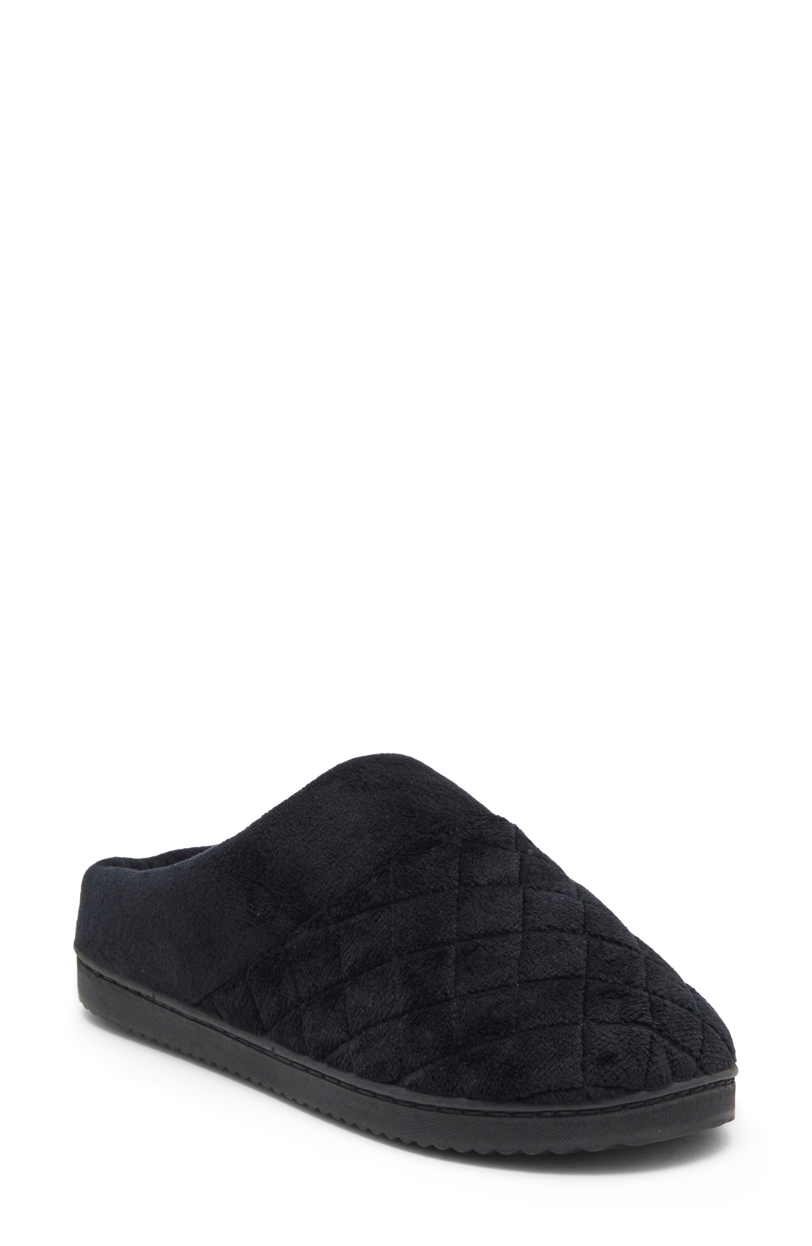Clarissa Quilted Velour Clog