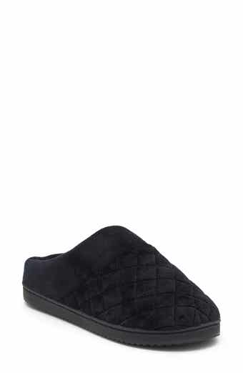 Clarissa Quilted Velour Clog