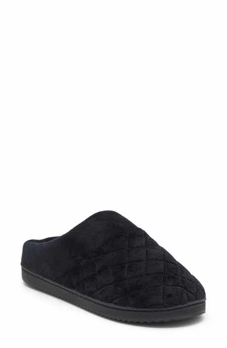 Clarissa Quilted Velour Clog