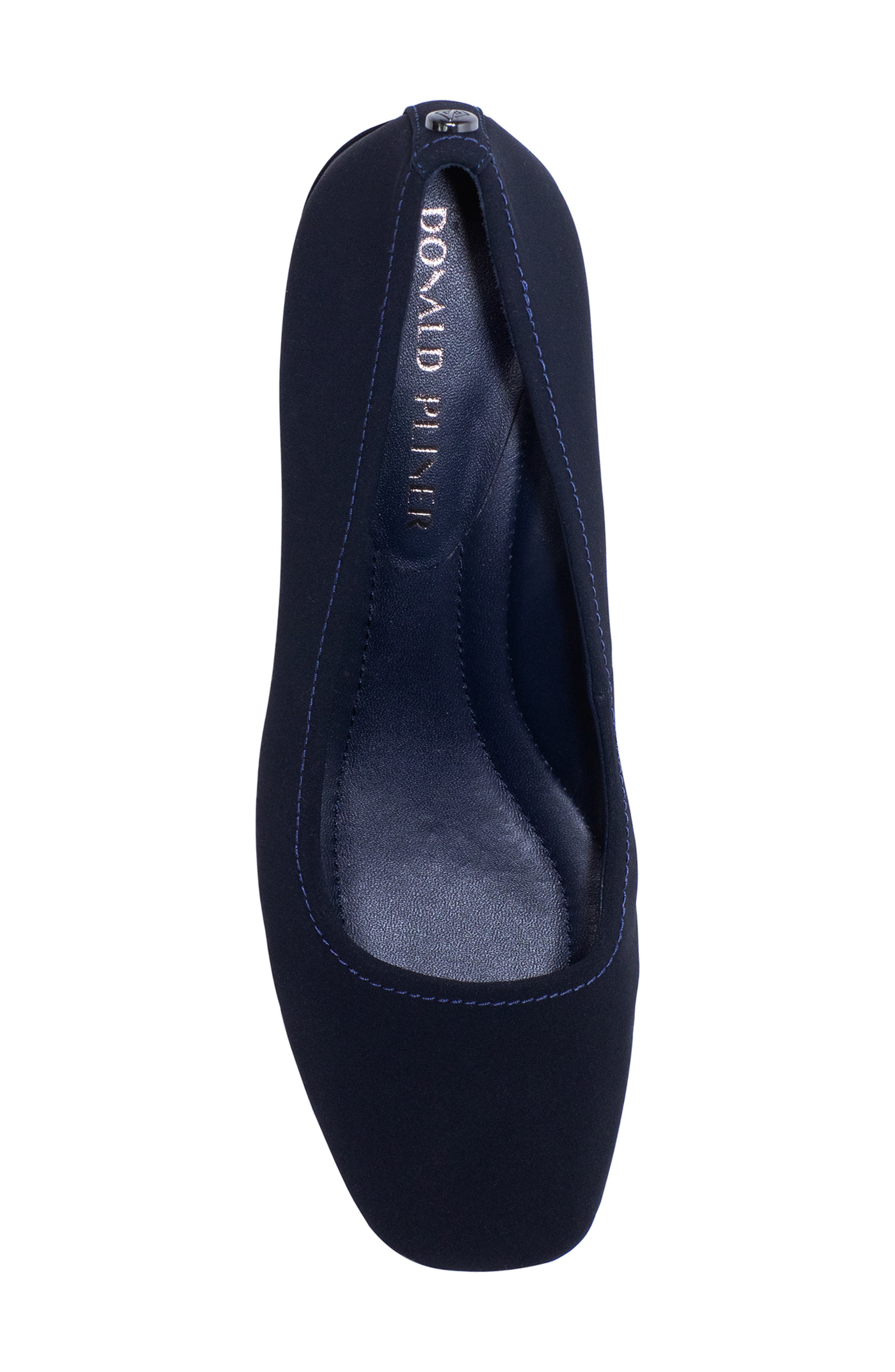 Drew Pump, Alternate, color, NAVY CREPE