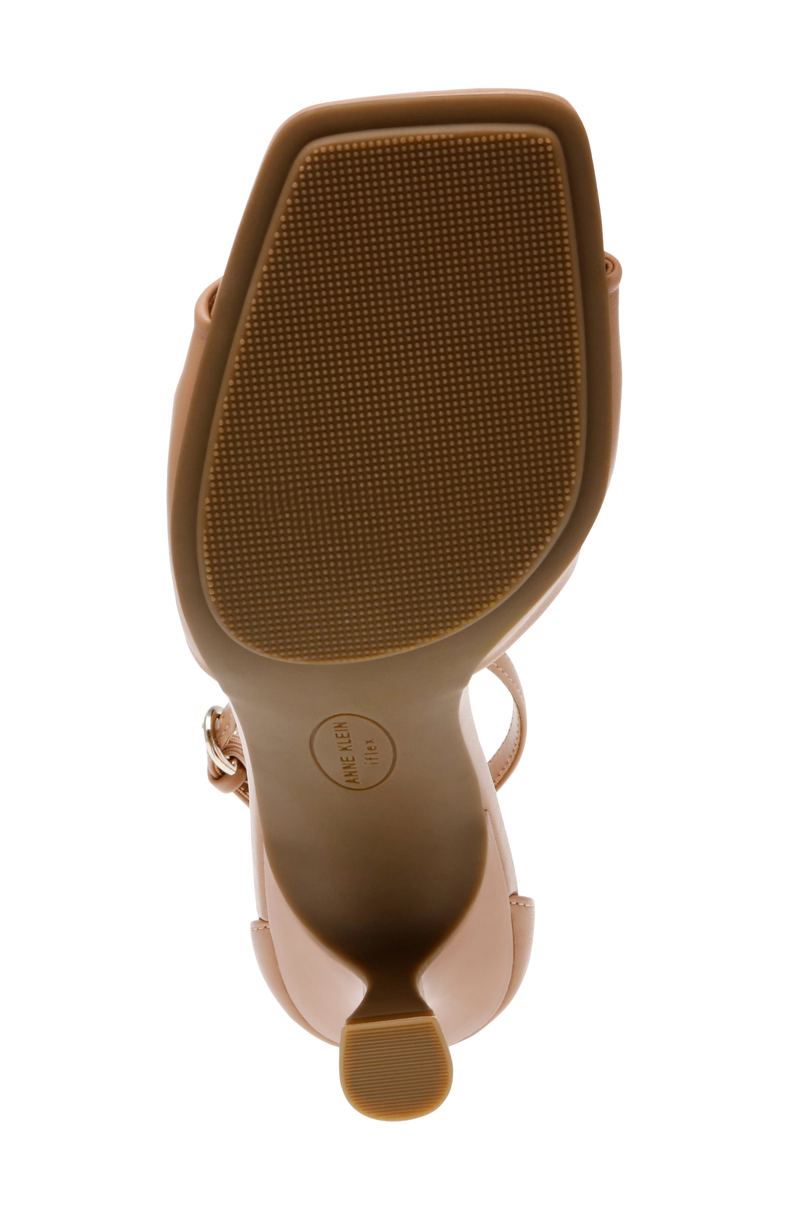 Anne Klein Jessie Ankle Strap Sandal, Alternate, color, Tan Smooth