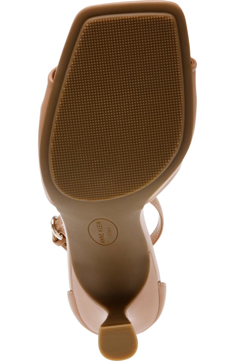 Anne Klein Jessie Ankle Strap Sandal, Alternate, color, Tan Smooth