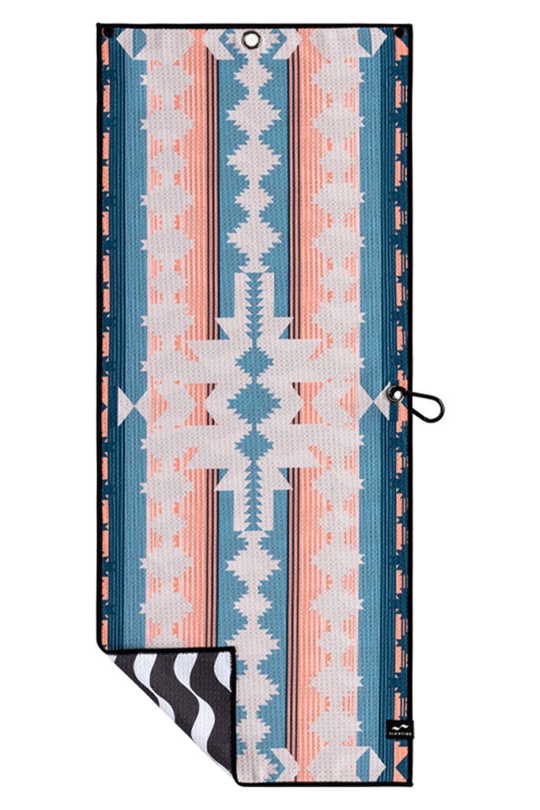 Camper Waffle Microfiber Towel, Main, color, MULTI