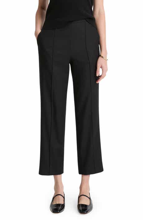 Vince Wool Blend Easy Crop Pants