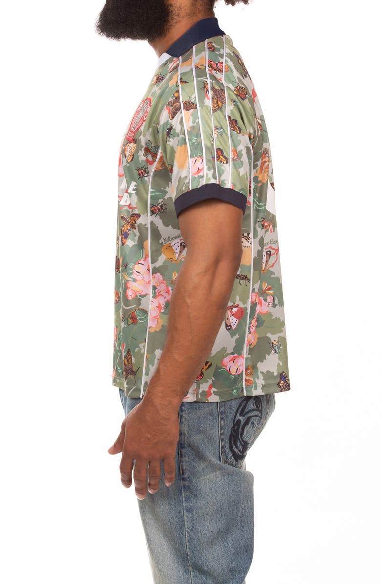 Billionaire Boys Club Striker Graphic Polo, Alternate, color, Pale Marigold