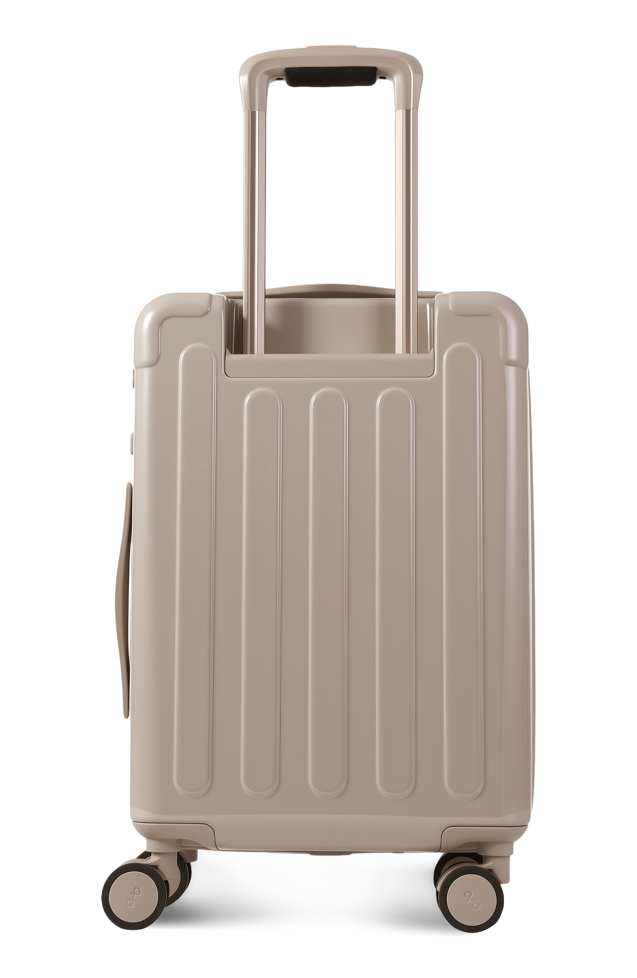 Hedgren Nostos Glossy Spinner Carry-On, Alternate, color, Sahara