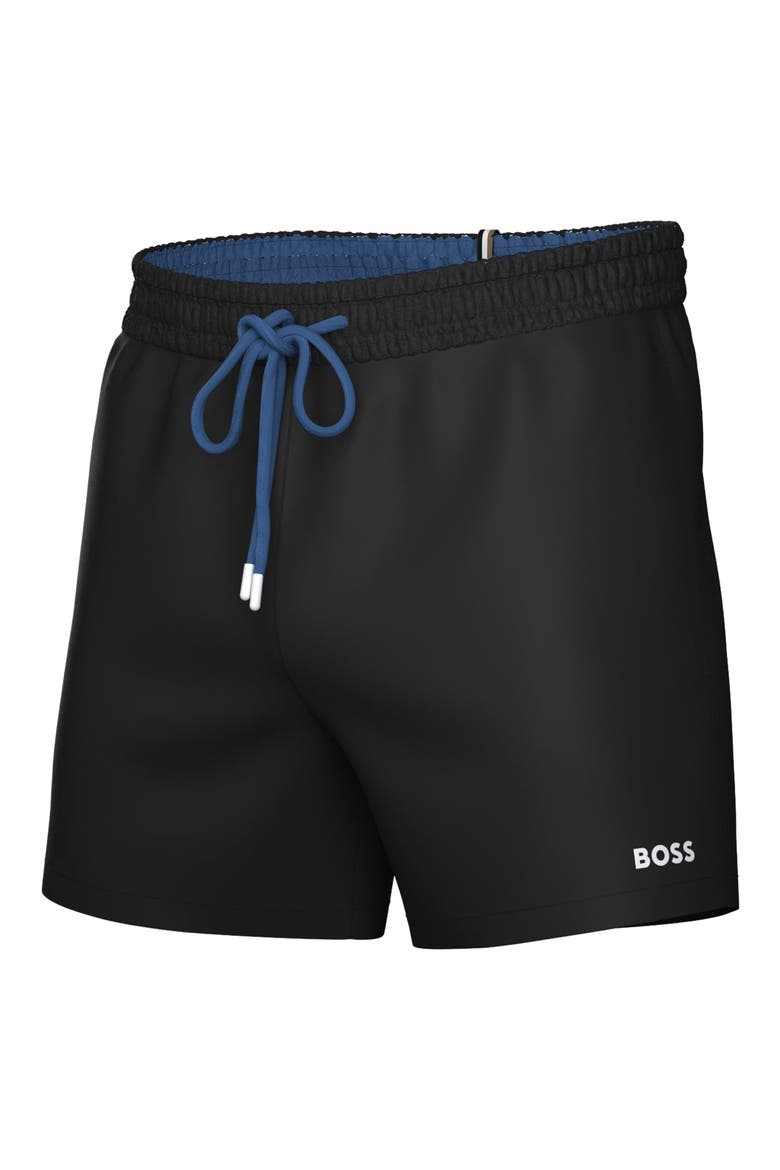 Tio Swim Trunks, Main, color, BLACK