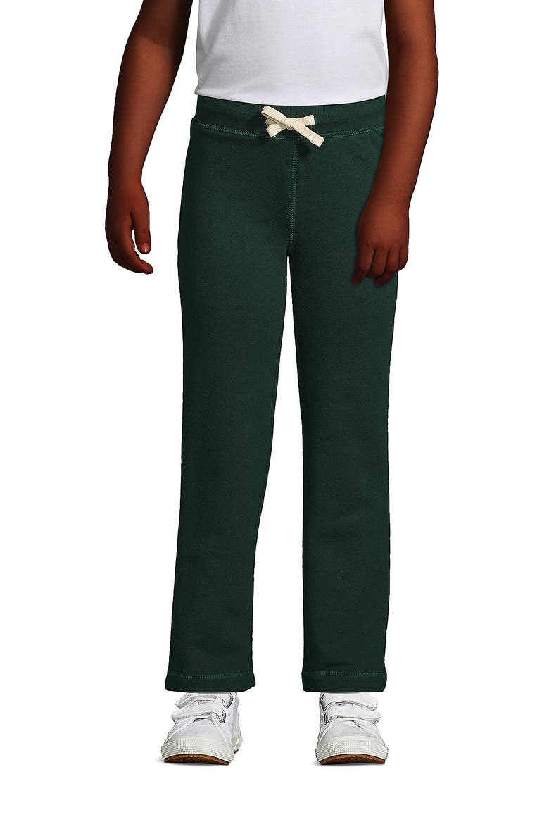 School Uniform Girls Sweatpants, Main, color, Evergreen