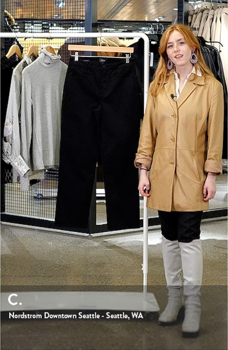 High Waist Relaxed Straight Leg Ankle Jeans, sales video thumbnail