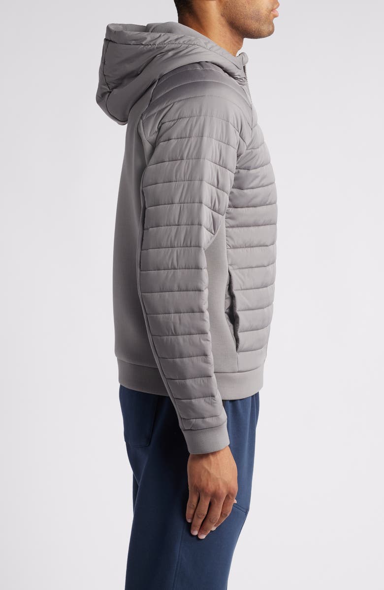 Zella Hybrid Hooded Jacket, Alternate, color,