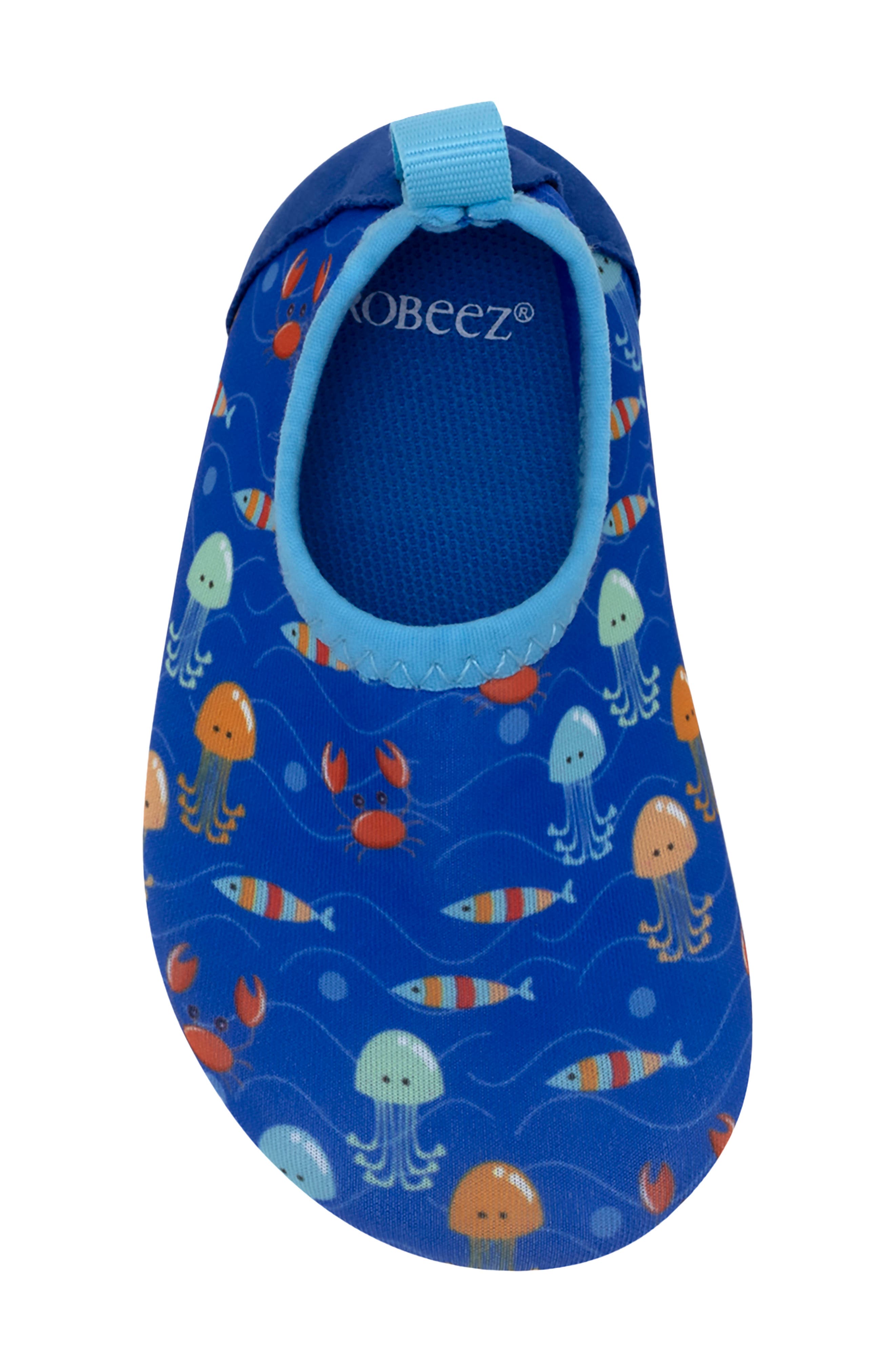 Robeez<sup>®</sup> Kids' Ocean Life Play Slip-On Shoe, Alternate, color, Blue