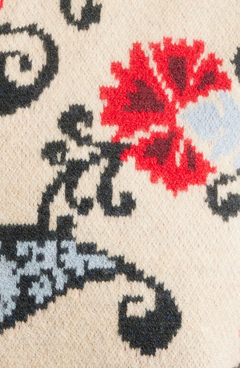 FARM Rio Francesca Sand Knit Cardigan, Alternate, color, 