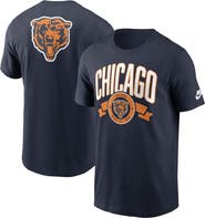 Nike Men's Nike Navy Chicago Bears Rewind Front and Back Hit Essential T-Shirt