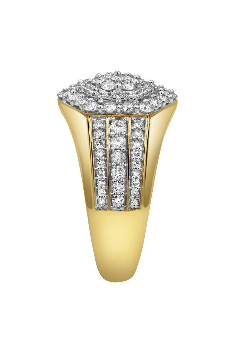 LuvMyJewelry World Champ 14K Yellow Gold Diamond Men Statement Ring - 1.45ct., Alternate, color, 14K Yellow Gold
