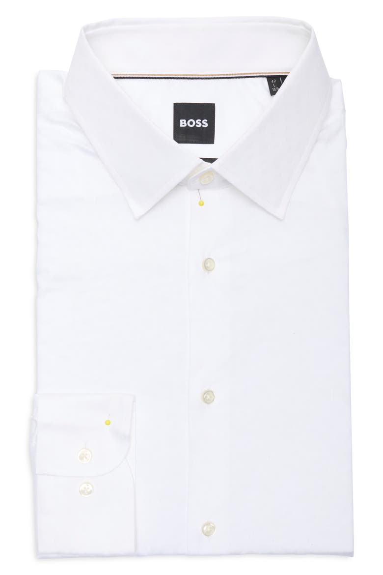 Hank Dress Shirt, Alternate, color, WHITE