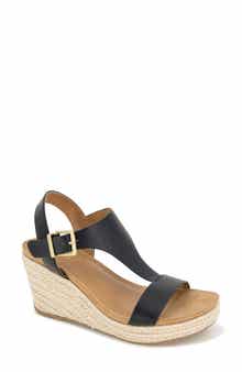 Reaction Kenneth Cole Card Platform Wedge Sandal