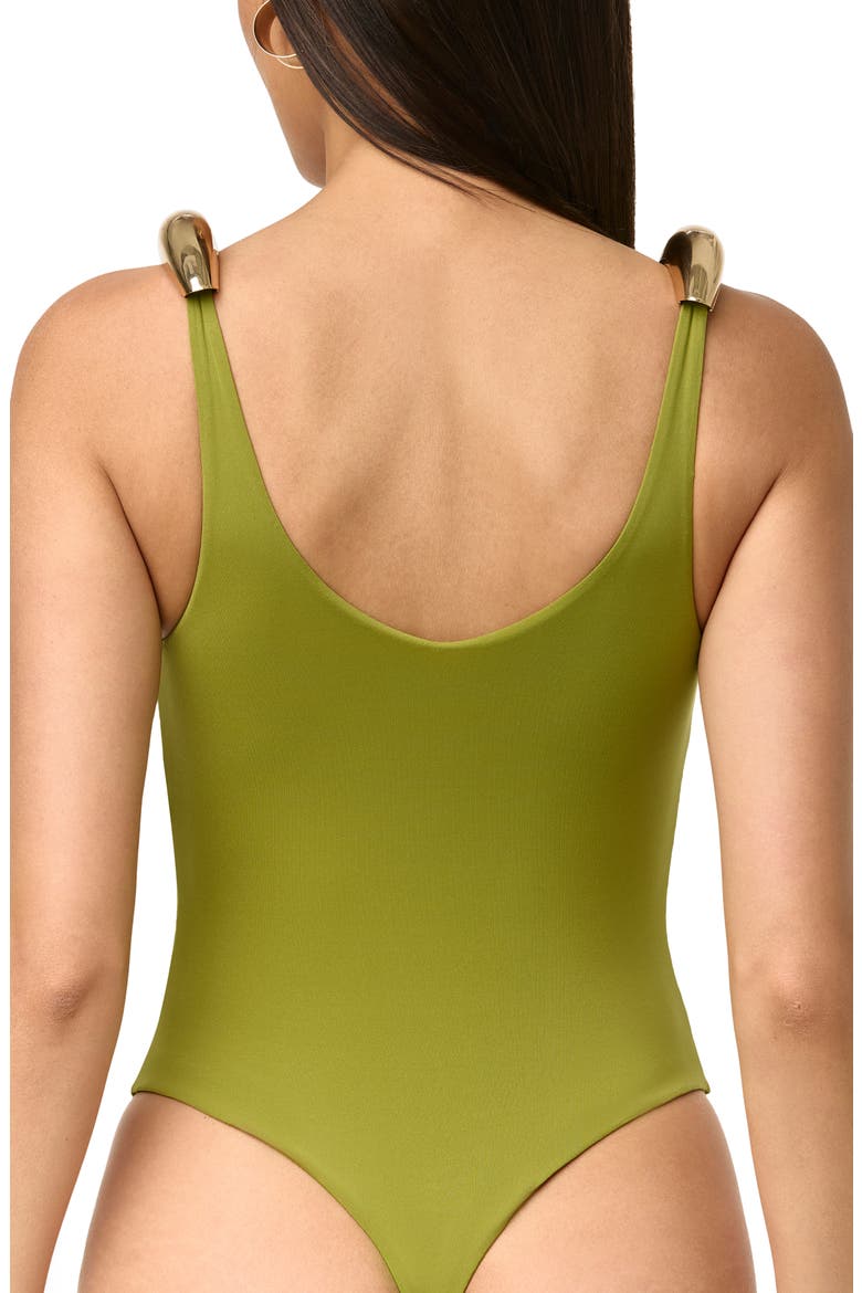 Hardware Strap Bodysuit, Alternate, color, MOJITO