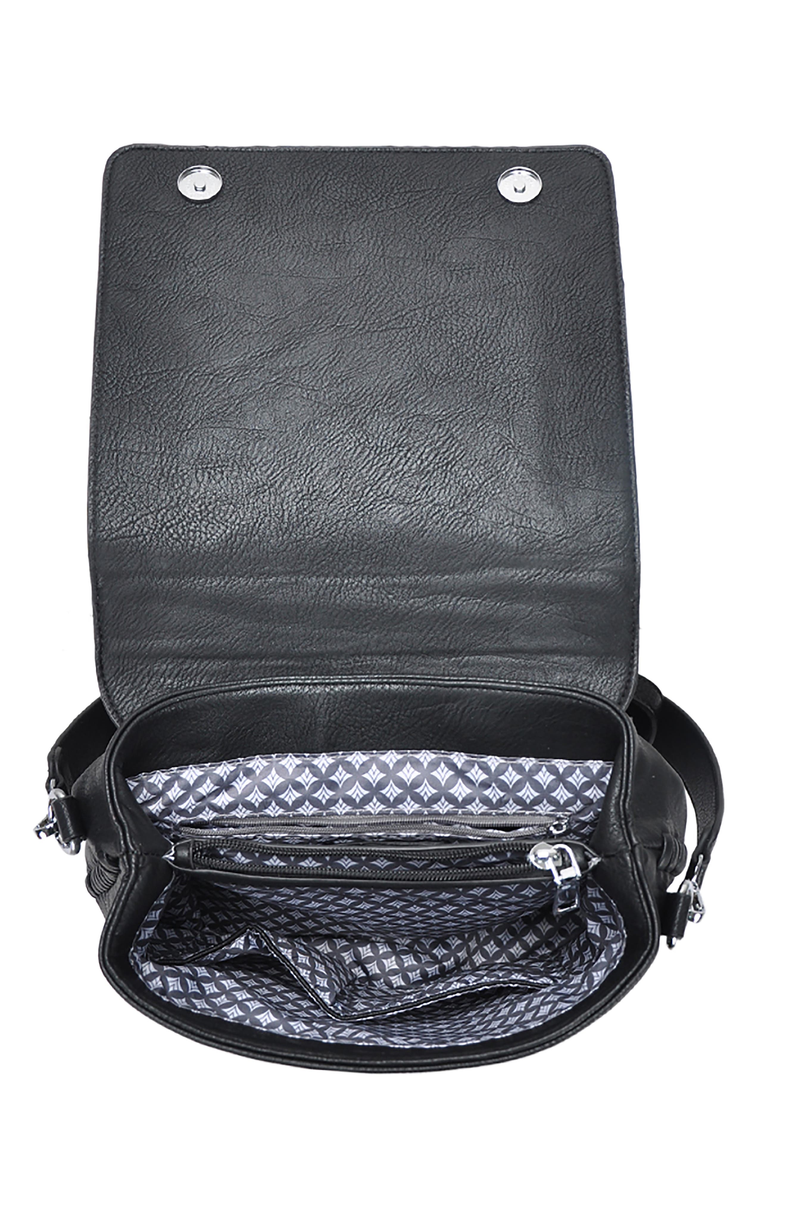 Antik Kraft Convertible Faux Leather Messenger Bag, Alternate, color, 