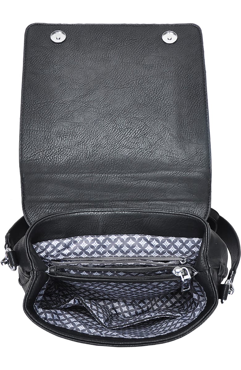 Antik Kraft Convertible Faux Leather Messenger Bag, Alternate, color,