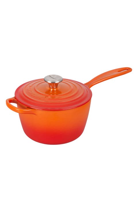 Signature 2.25-Quart Enameled Cast Iron Saucepan