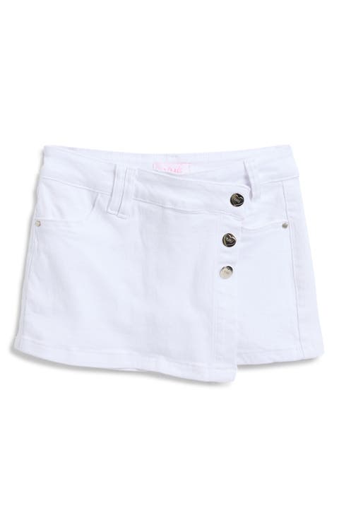 Kids' Asymmetrical Denim Skort (Big Kid)