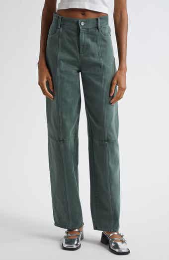 High Waist Straight Leg Jeans