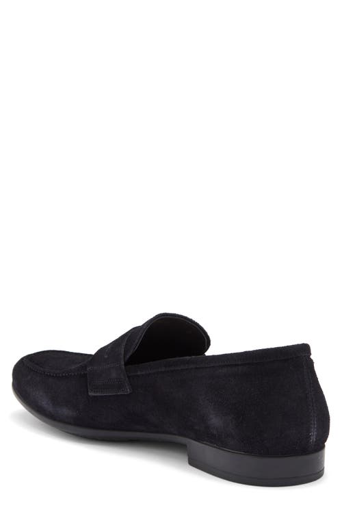 To Boot New York Merrill Penny Loafer In Camoscio Blue