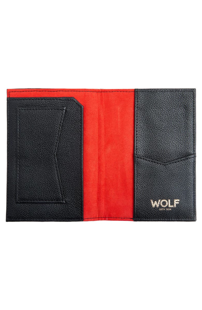 WOLF Mimi Passport Case, Alternate, color, Black