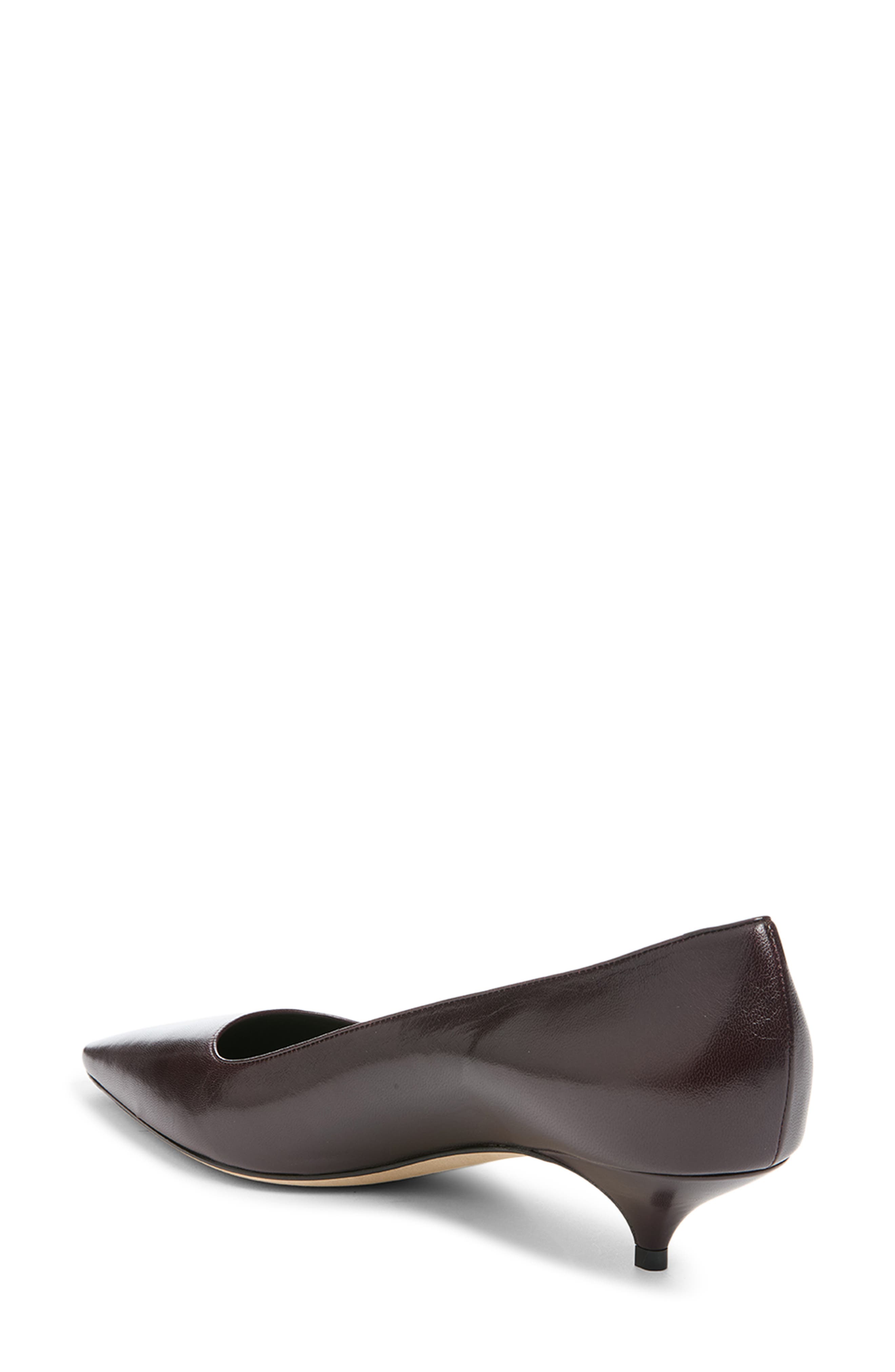 Liisa Leather Kitten Pump, Alternate, color, AUBERGINE