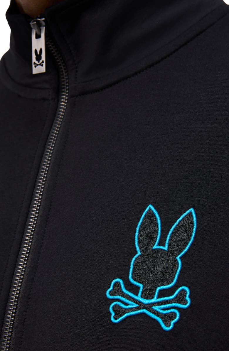 Psycho Bunny Felix Lightweight Knit Zip-Up Jacket, Alternate, color, 