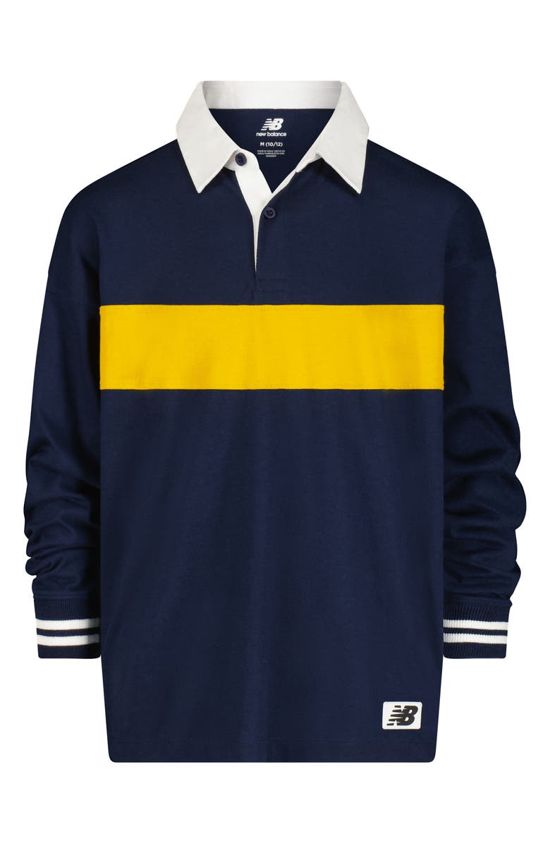 New Balance Kids' Long Sleeve Rugby Shirt, Alternate, color,