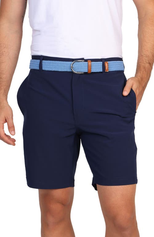Tailorbyrd Solid Performance Shorts In Navy