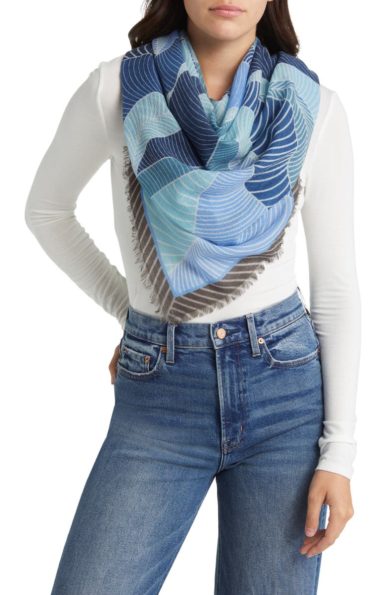 Nordstrom Square Wool Scarf, Main, color,
